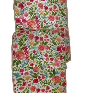 Celebrate together Summer Garden set of 2 placemats - Floral roses